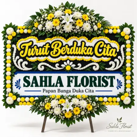 Papan Bunga Duka Sentul City